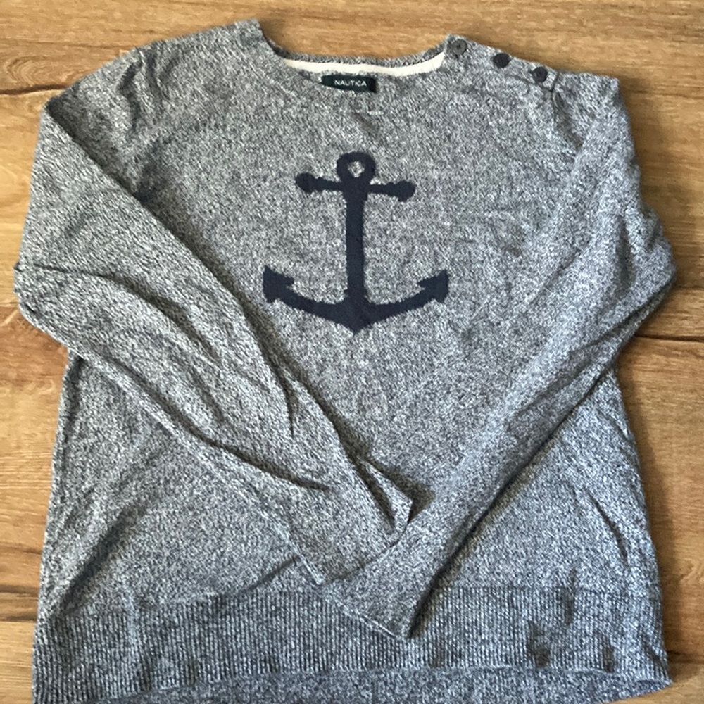 Nautical Sweatshirt size small 100% cotton